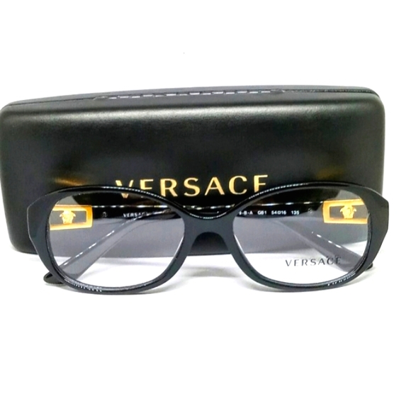 VERSACE "3179-B-A" EYEGLASSES WITH DEMO LENS: - Picture 15 of 16